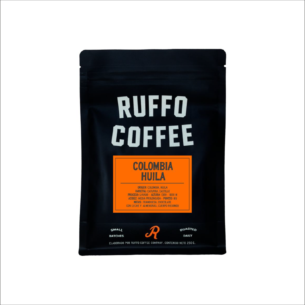 Café en grano Ruffo 250g Café premium tostado artesanalmente