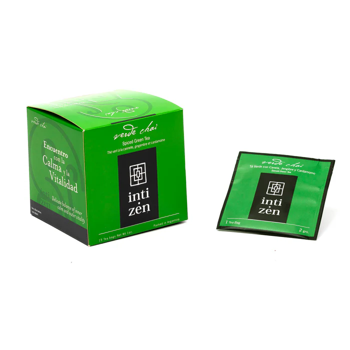 Te Verde Chai 15 saquitos Inti Zen