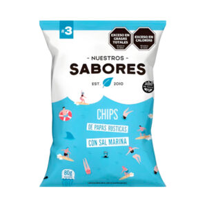 Chips de Papas Rústicas y Sal Marina Nuestros Sabores