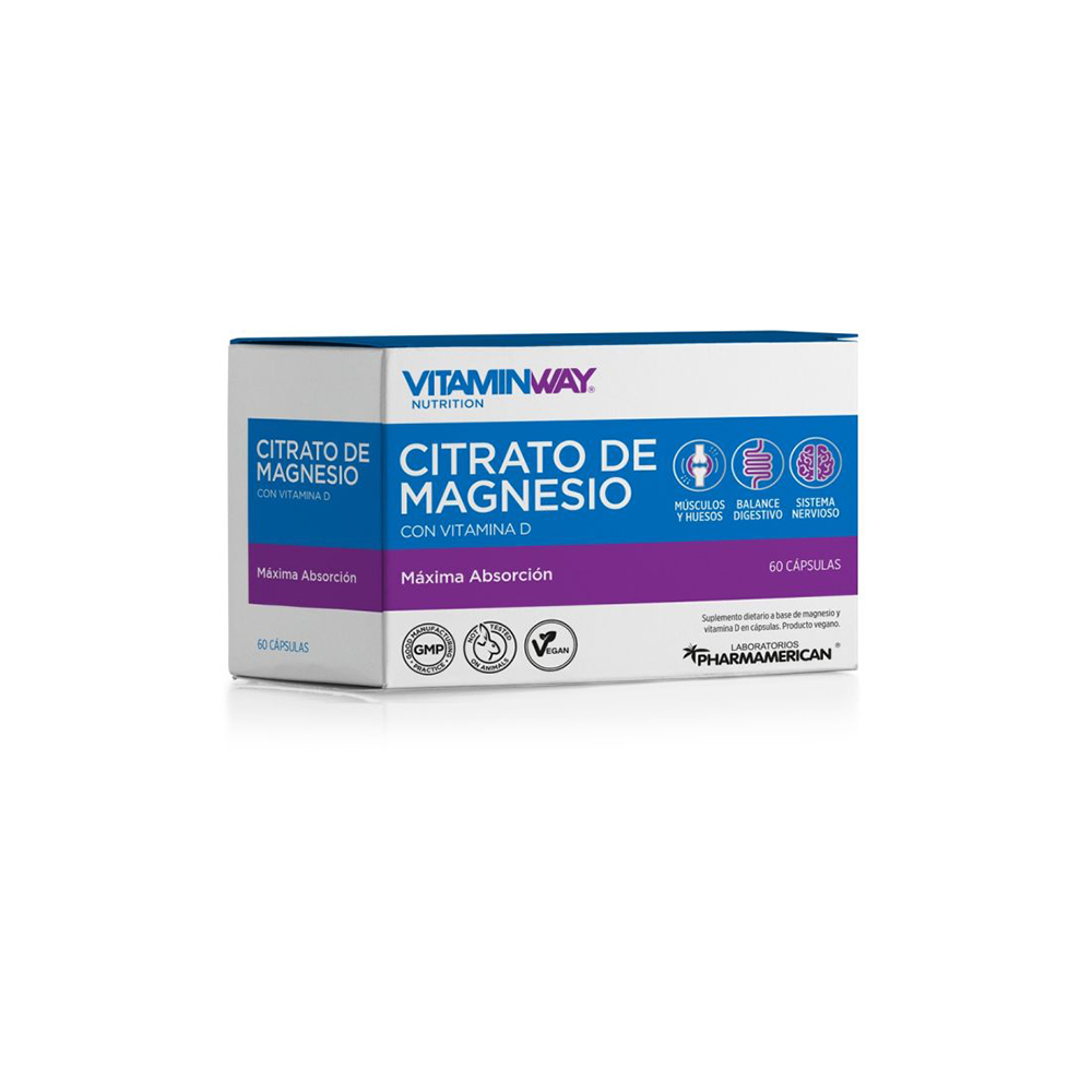 Citrato de Magnesio capsulas Vitamin Way